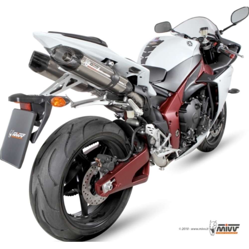 Mivv SPORT Schalldämpfer SUONO Komplettanlage 2x1 Steel Black Für