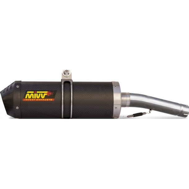 Exhaust system Mivv SLIP-ON Carbon Oval Sport