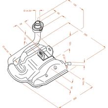 Exhaust system LeoVince complete system SITO PLUS, steel for Piaggio Skipper / SKR / Runner / Hexagon 125 - 180
