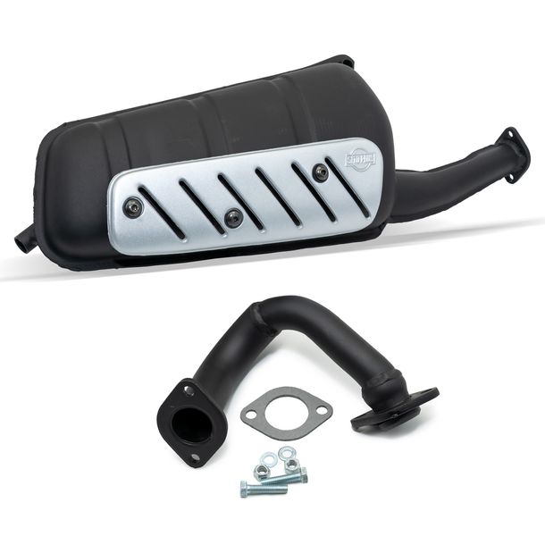 Auspuffanlage LeoVince Komplettanlage SITO PLUS, Stahl für Piaggio Sfera 50 – Bild 1