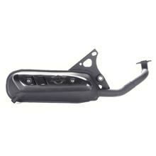 Sistema de escape completo LeoVince SITOPLUS con homologación, acero para Beta Tempo / MBK Forte 50 1994 - 1998 / Malaguti Centro / MBK Fizz 1994 - 1997 / MBK Evolis 1992 - 1998 / Yamaha Axis / Breeze / Jog / YE Zest 1994 - 1995