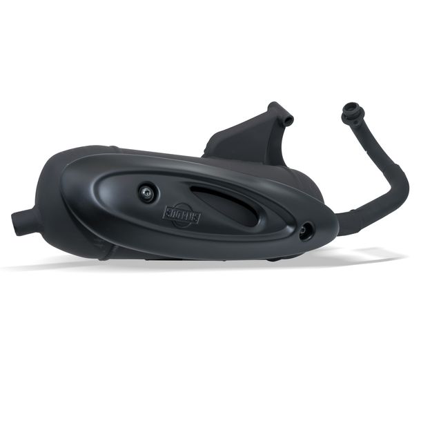Impianto di scarico completo LeoVince SITOPLUS con omologazione, acciaio per Piaggio Fly 50 AC Anno 2005 - 2005 / Typhoon / Aprilia SR 50 Motard 2-Takt Anno 2012 - 2017 / Zip 2-Takt Anno 2009 - 2012 / Zip Kat AC Anno 2000