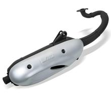 Complete exhaust system LeoVince SITO with approval, steel for Yamaha Jog R 50 AC Year of Manufacture 2004 / Why Kat AC Year of Manufacture 1998