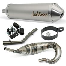 Sistema de escape completo LeoVince X-FIGHT con homologación, acero inoxidable para Rieju MRT 50 / Pro / SM año 2009 - 2012