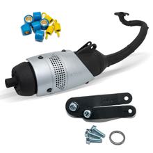 Auspuffanlage LeoVince Komplettanlage TOURING mit Zulassung, Stahl für Yamaha Aerox 50 Kat LC / R / R Naked