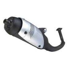 Auspuffanlage komplett LeoVince TOURING mit Zulassung, Stahl für Gilera Runner 50 / Piaggio Zip Fast Rider