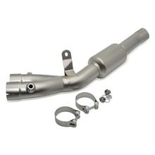 Auspuffrohr LeoVince Verbindungsrohr ohne Katalysator ohne Zulassung für Yamaha MT-10 / FZ-10 / SP 1000 Bj. 2016 - 2020 E4 / Bj. 2022 - 2026 E5