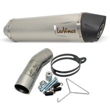 Silenziatore finale LeoVince LV ONE EVO omologato, acciaio inossidabile, tappo in carbonio per BMW F 650 GS anno 2008 - 2012 E3 / F 700 GS anno 2013 - 2016 E3 / F 800 GS / Adventure anno 2008 - 2016 E3