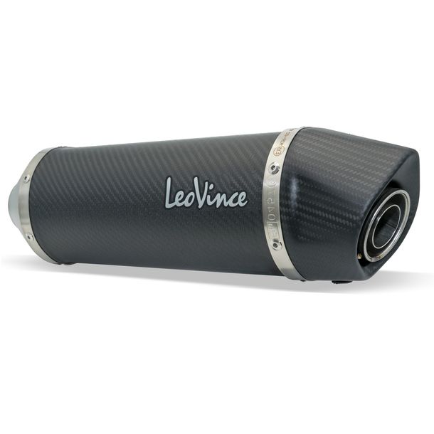 Rear silencer LeoVince LV ONE EVO with approval, carbon for BMW F 650 GS year 2008 - 2012 E3 / F 700 GS year 2013 - 2016 E3 / F 800 GS / Adventure year 2008 - 2016 E3