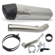 Silenziatore finale LeoVince LV ONE EVO omologato, acciaio inossidabile, tappo in carbonio per Honda CBF 600 N anno 2005 - 2011 E3 / CBF 600 S anno 2004 - 2012 E3