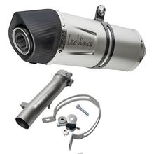 Endschalldämpfer LeoVince LV ONE EVO mit Zulassung, Edelstahl, Carbon Kappe für Husqvarna 701 Supermoto / Enduro / KTM Enduro / SMC 690 Bj. 2008 - 2011 E3 / Enduro R / SMC R 690 Bj. 2009 - 2016 E3