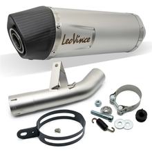 Silenziatore finale LeoVince LV ONE EVO omologato, acciaio inossidabile, tappo in carbonio per Suzuki Bandit 1250 anno 2007 - 2016 E3 / GSX 1250 FA anno 2010 - 2016 E3