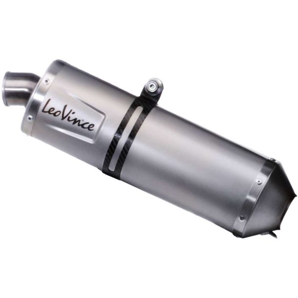 Rear silencer LeoVince LV ONE EVO with approval, stainless steel for Honda XRV 750 Africa Twin year 1995 - 2005