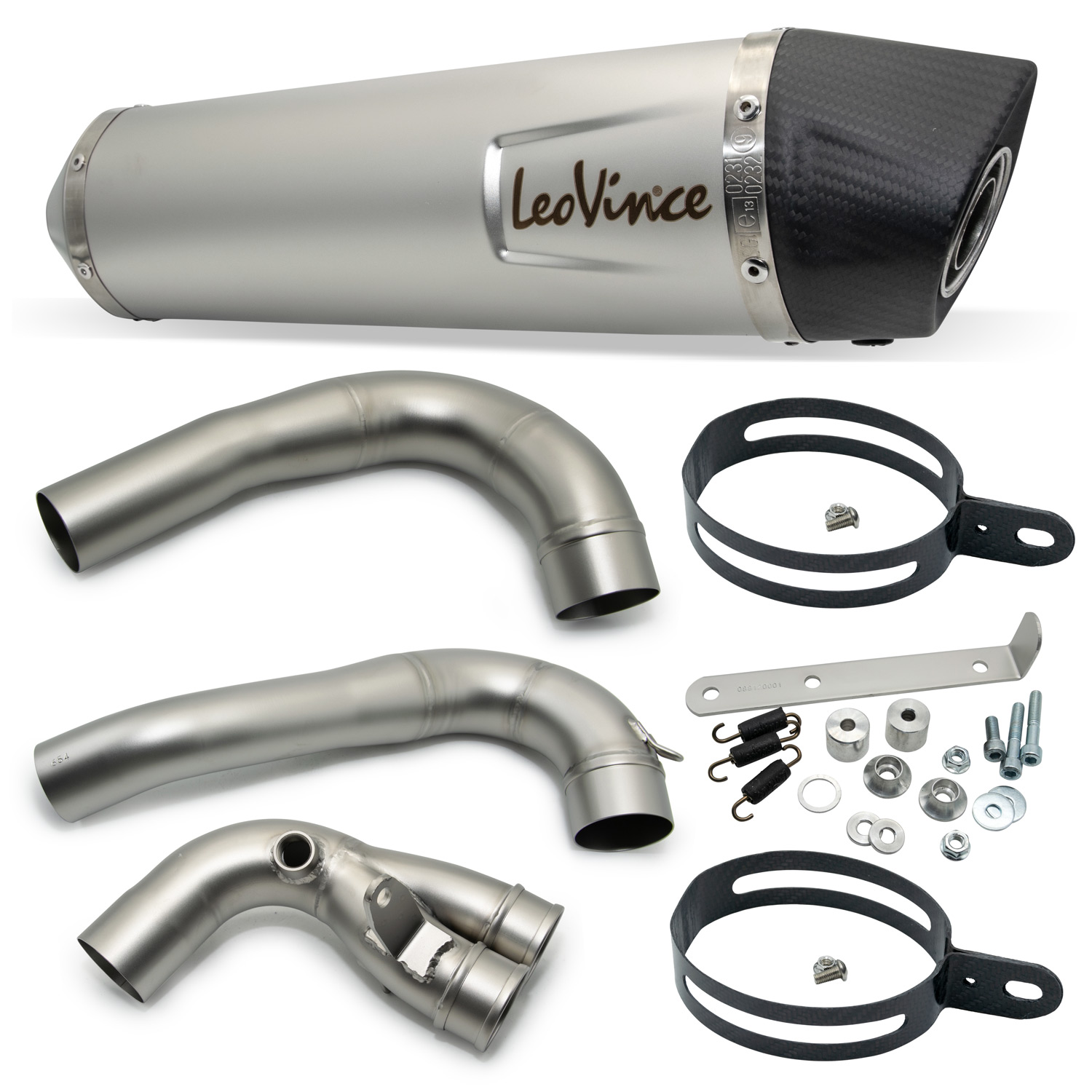 Endschalldämpfer LeoVince LV ONE EVO mit Zulassung für Aprilia SRV 850 2012-2016