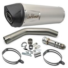Endschalldämpfer LeoVince LV ONE EVO mit Zulassung, Edelstahl, Carbon Kappe für Vespa GTS 125 Super 2009 - 2015 / 250 2005 - 2013 / 300 Super 2008 - 2015 / 300 Supersport 2010 - 2015 / GTV 250 2006 - 2013 / 250 Navy 2008