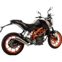 Silenciador Traseiro LeoVince SLIP-ON SBK GP STYLE, Aço Inoxidável para KTM Duke 390