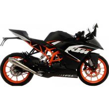 Silenciador LeoVince SLIP-ON SBK GP STYLE, aço inoxidável, com homologação para KTM RC 125