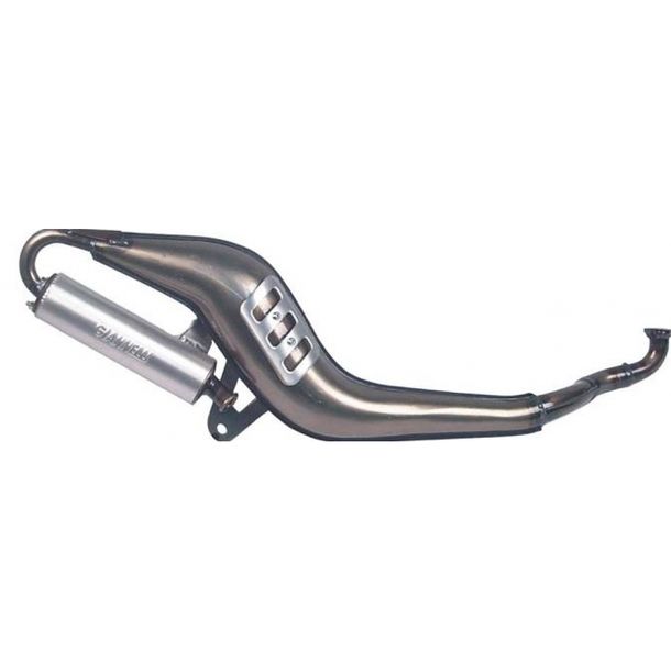 Sistema de escape Giannelli escape ciclomotor con pieza de extremo de aluminio con ABE para Peugeot