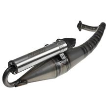 Sistema di scarico Giannelli Rekord con ABE per Piaggio Typhoon, Gilera Runner NRG Power AC SP Zip SSL 25 LC 2 XR MC3 Purejet DT 1.Serie Derbi Variant
