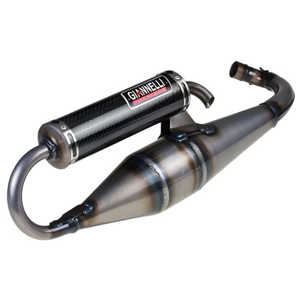 Giannelli Shot V4 uitlaatsysteem met ECE voor Gilera/Piaggio
