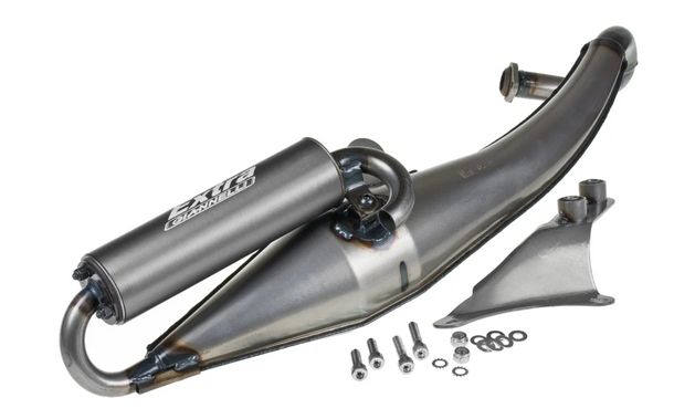 Giannelli EXTRA V2 31637P2 Sportauspuff für Gilera Runner, Piaggio NRG MC3/Power, Typhoon, Zip 50