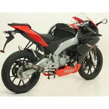 Sistema de escape Giannelli silenciador de carbono com ABE para Aprilia / Derbi