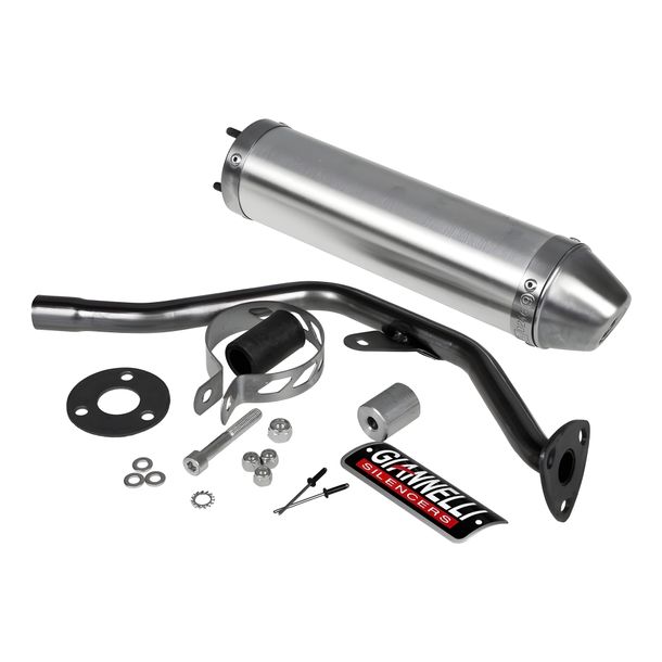 Système d'échappement silencieux Giannelli aluminium avec ABE pour Malaguti / MBK / Yamaha