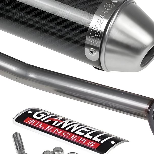 Auspuffanlage Giannelli Endtopf Carbon mit ABE für Aprilia – Bild 2