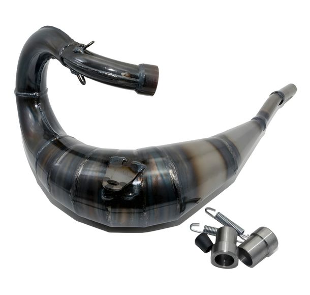 Exhaust system Giannelli front silencer with ABE for Peugeot
