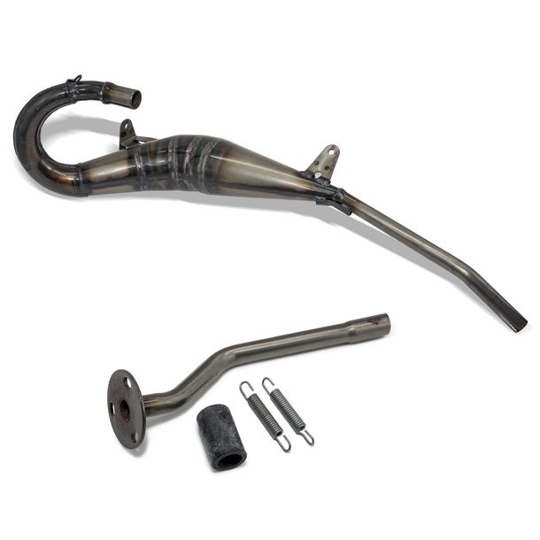 Giannelli exhaust system front silencer without ABE for Rieju Spike 2 50 ccm