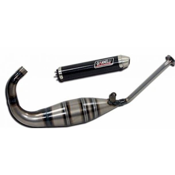 Exhaust system Giannelli complete system without ABE for Aprilia