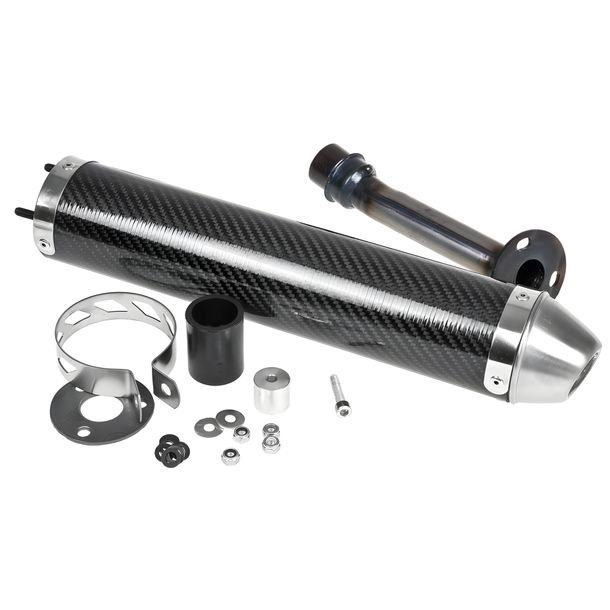 Système d'échappement Giannelli Silencer carbone sans l'approbation pour Husqvarna