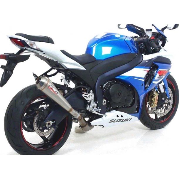 Système d'échappement Giannelli GX-One glissement sur l'acier inoxydable avec ABE pour Suzuki