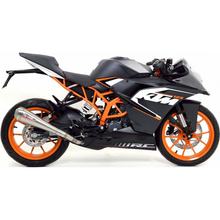 Impianto di scarico Giannelli GX-Uno slittamento su acciaio inox con ABE per KTM
