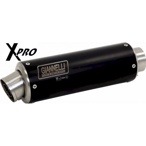 Auspuff Endschalldämpfer Giannelli X-Pro Edelstahl Black mit ABE für Yamaha