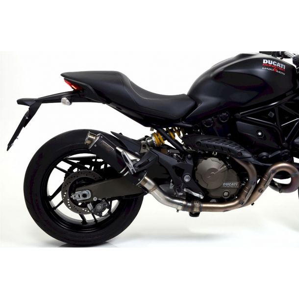 Auspuff Endschalldämpfer Giannelli X-Pro Edelstahl Black mit ABE für Ducati