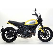 Giannelli X-Pro roestvrijstalen zwarte uitlaatdemper met ABE voor Ducati