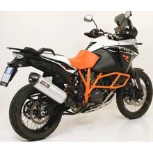 Sistema de Escape Giannelli Maxi Oval Slip On em Alumínio com Ponteira em Carbono com ABE para KTM