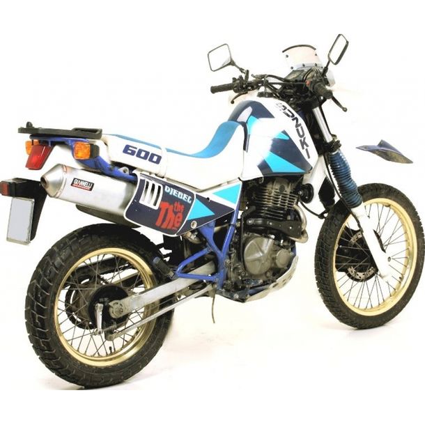 Giannelli Mini Oval Slip On Aluminium uitlaatsysteem met ABE voor Suzuki
