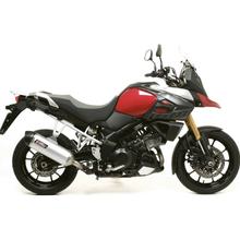 Giannelli Maxi Oval uitlaatsysteem Black Line compleet systeem met carbon eindkap met ABE voor Suzuki