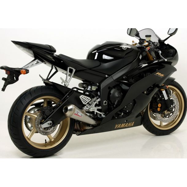 Giannelli Ipersport Slip On Black Line kort uitlaatsysteem met ABE voor Yamaha