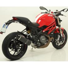 Scarico Giannelli Ipersport Slip-On Carbonio con Fondello Carbonio con ABE per Ducati