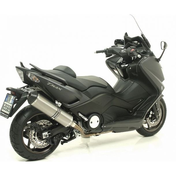 Giannelli Ipersport compleet titanium uitlaatsysteem met carbon eindkap met ABE voor Yamaha