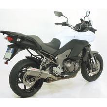 Impianto di scarico Giannelli IPERSPORT Slip On alluminio con ABE per Kawasaki