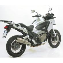 Impianto di scarico Giannelli IPERSPORT Slip On alluminio con ABE per Honda