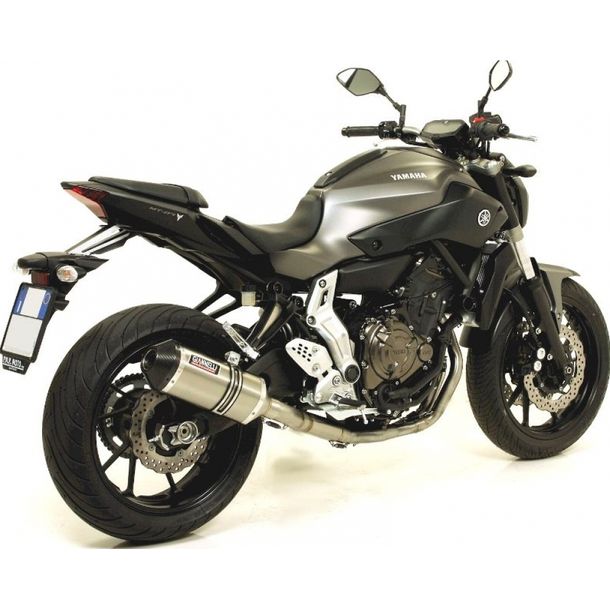 Système d'échappement Giannelli Ipersport Komplettanlage titane avec du carbone homologué pour Yamaha
