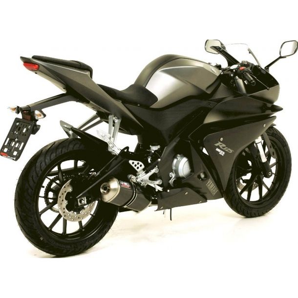 Sistema de escape Giannelli Ipersport Komplettanlage carbono con ABE para Yamaha