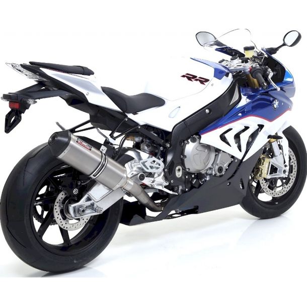 Scarico Giannelli Ipersport Slip-On Titanio con fondello in carbonio con ABE per BMW