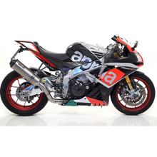 Giannelli Ipersport Slip On titanium uitlaatsysteem met carbon eindkap met ABE voor Aprilia