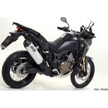 Giannelli Maxi Oval Slip On Titanium uitlaatsysteem met carbon eindkap met ABE voor Honda